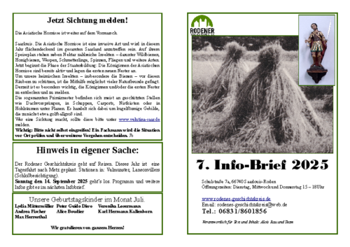 Info-Brief 7-2025